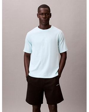 Calvin Klein Sport Performance Cotton Blend Gym T-Shirt - White