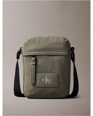 Calvin Klein Nylon Reporter Bag - Green