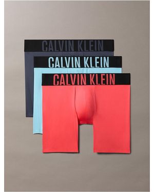 Calvin Klein Intense Power Micro 3-Pack Boxer Brief - Red