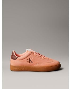 Calvin Klein Suede Trainers - Pink