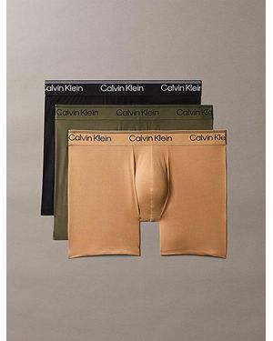 Calvin Klein 3 Pack Boxer Briefs Microfibre Stretch - Multicolour