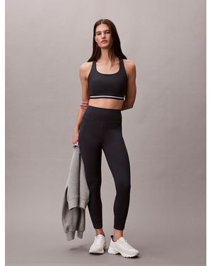 Calvin Klein Quick-Dry High-Rise 7/8 Gym Leggings - Multicolour