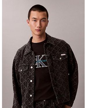 Calvin Klein Jeans Monologo Graphic Relaxed T-Shirt - Multicolour