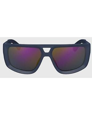 Calvin Klein Jeans Modified Rectangle Sunglasses - Purple