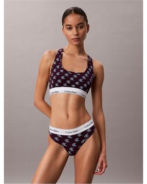 Calvin Klein Icon Cotton Modal Thong - Multicolor