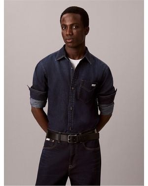 Calvin Klein Calvin Klein Classic Denim Shirt - Blue