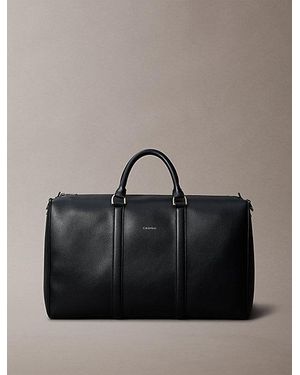 Calvin Klein Duffeltas Met Micro-Kiezelstructuur - Grijs