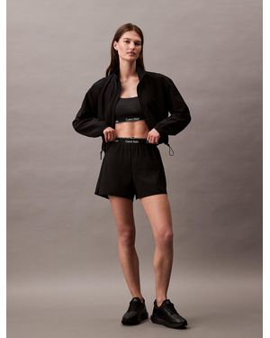 Calvin Klein Medium Impact Sports Bra - Brown