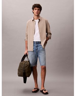 Calvin Klein Short Utilitaire En Jean 90's - Bleu