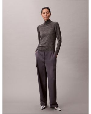 Calvin Klein Calvin Klein Satin Twill Relaxed Cargo Pants - Multicolor