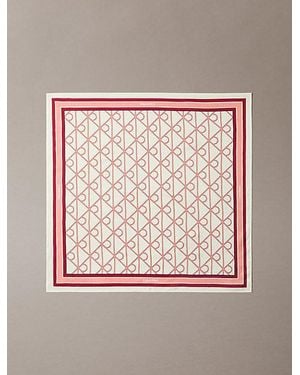 Calvin Klein Bandana-Schal Mit Quadratischem Emblem-Logo - Pink