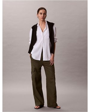 Calvin Klein Calvin Klein Soft Twill Cargo Pants - Multicolor