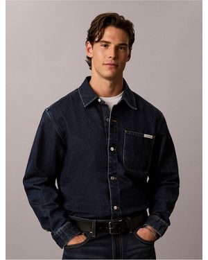 Calvin Klein Calvin Klein Classic Denim Overshirt - Blue