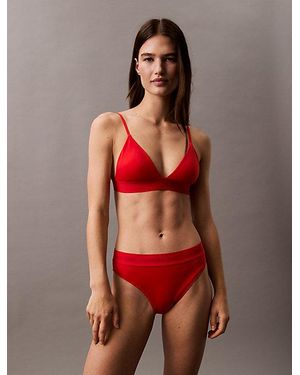Calvin Klein Triangel Bikinitop - Rood