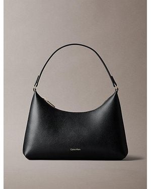 Calvin Klein Foil Logo Small Shoulder Bag - Grey