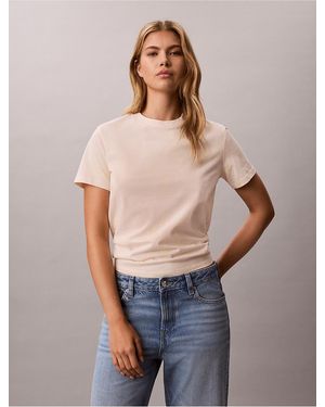 Calvin Klein Calvin Klein Floral Print Classic T-Shirt - Blue