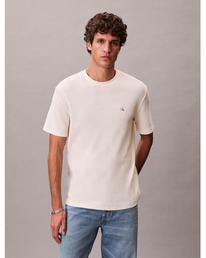 Calvin Klein T-Shirt With Lozenges Calico - Multicolour