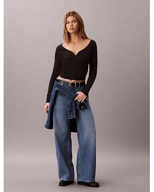 Calvin Klein Jeans Low Rise Baggy Jeans - Blue