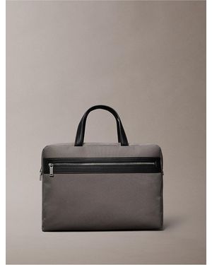 Calvin Klein Structured Commuter Bag - Gray