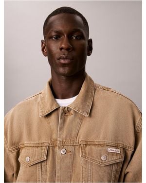 Calvin Klein Calvin Klein 90S Denim Trucker Jacket - Brown