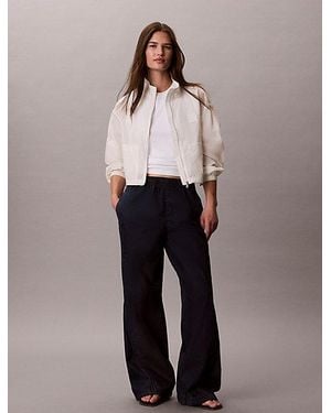 Calvin Klein Jeans Relaxed Tech Denim Trousers - Blue