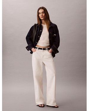 Calvin Klein Chaqueta denim con cinturón - Multicolor