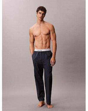 Calvin Klein Pyjama Trousers Heritage Cotton Poplin - Multicolour