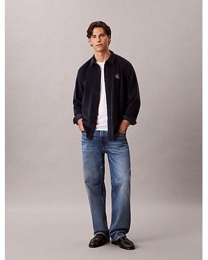 Calvin Klein Jeans Cotton Corduroy Shirt - Blue