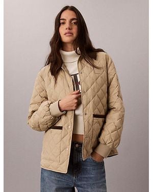 Calvin Klein Jeans Quilted Liner Jacket - Natural
