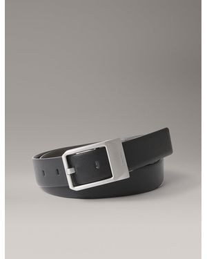 Calvin Klein Cintura Reversibile - Grigio