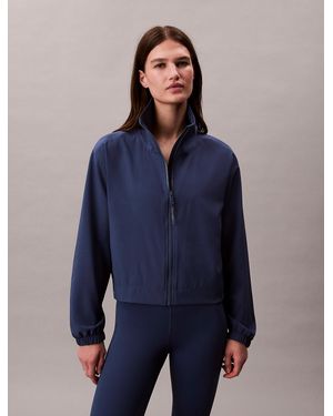 Calvin Klein Performance Windbreaker Track Jacket - Blue