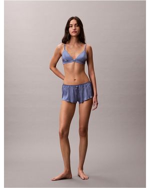 Calvin Klein Signature Satin Tap Short - Multicolor