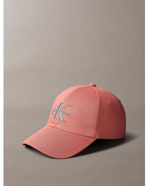 Calvin Klein Embroidered Monologo Baseball Cap - Pink