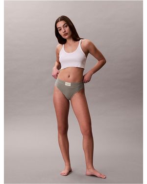 Calvin Klein Heritage Classic Cotton Stretch Thong - Multicolor