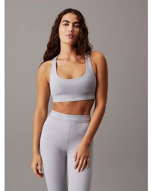Calvin Klein Quick-Dry Medium Impact Sports Bra - Multicolour