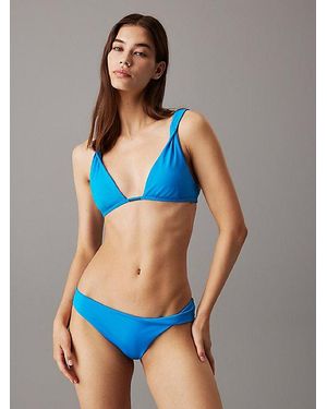 Calvin Klein Triangel Bikinitop - Blauw