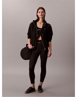 Calvin Klein Calvin Klein Icon Sport Piped 7/8 Leggings - Black