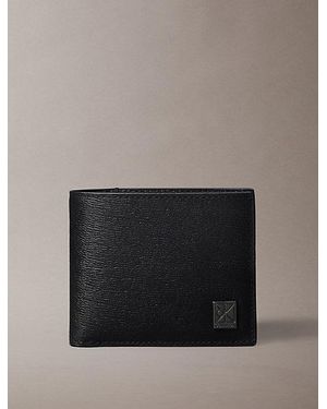 Calvin Klein Emblem Logo Bifold Wallet - Grey