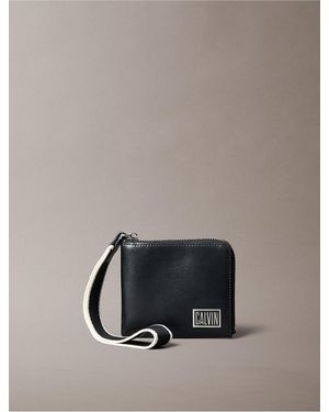 Calvin Klein Graphic Logo L-Zip Pouch - Black