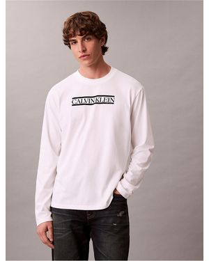 Calvin Klein Calvin Klein Line Logo Graphic Relaxed T-Shirt - Multicolor