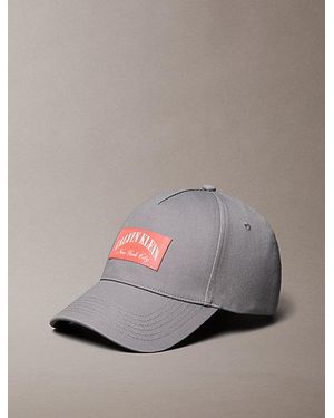 Calvin Klein Heritage Crest Patch Baseball Cap - Grey