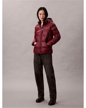 Calvin Klein Calvin Klein Slim Puffer Jacket - Red