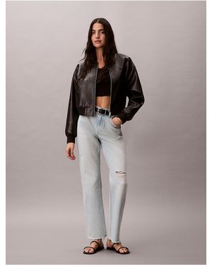 Calvin Klein Calvin Klein High Rise Straight Jeans - Multicolor