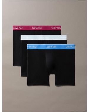 Calvin Klein Icon Cotton Stretch 3-Pack Boxer Brief - Multicolor