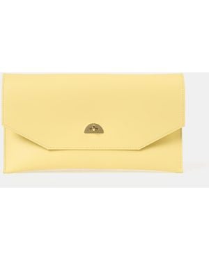 Cambridge Satchel Company The Oversized Twist Lock Pouch - Yellow