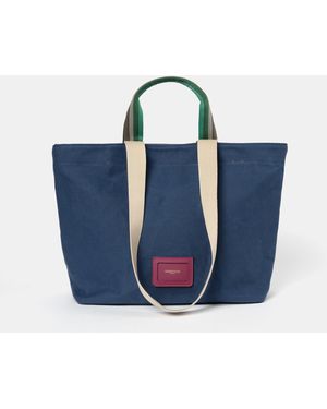 Cambridge Satchel Company The Oversized Canvas Tote - Blue