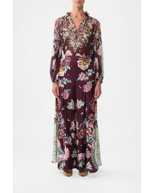 CAMILLA Flares With Lace Up Side If These Tiles Could Talk - Red