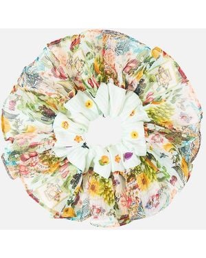 CAMILLA Scrunchie With Frill Edge Magic Of The Mercado - Metallic