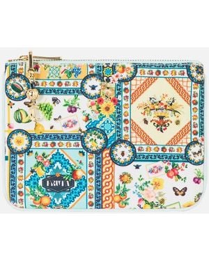 CAMILLA Coin And Phone Purse Magic Of The Mercado - Blue