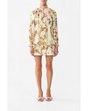 CAMILLA Raglan Button Up Shirt The Queens Quarters - Natural